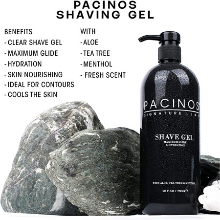 Pacinos Shave Gel 750ml - Idratante in Barber Shop