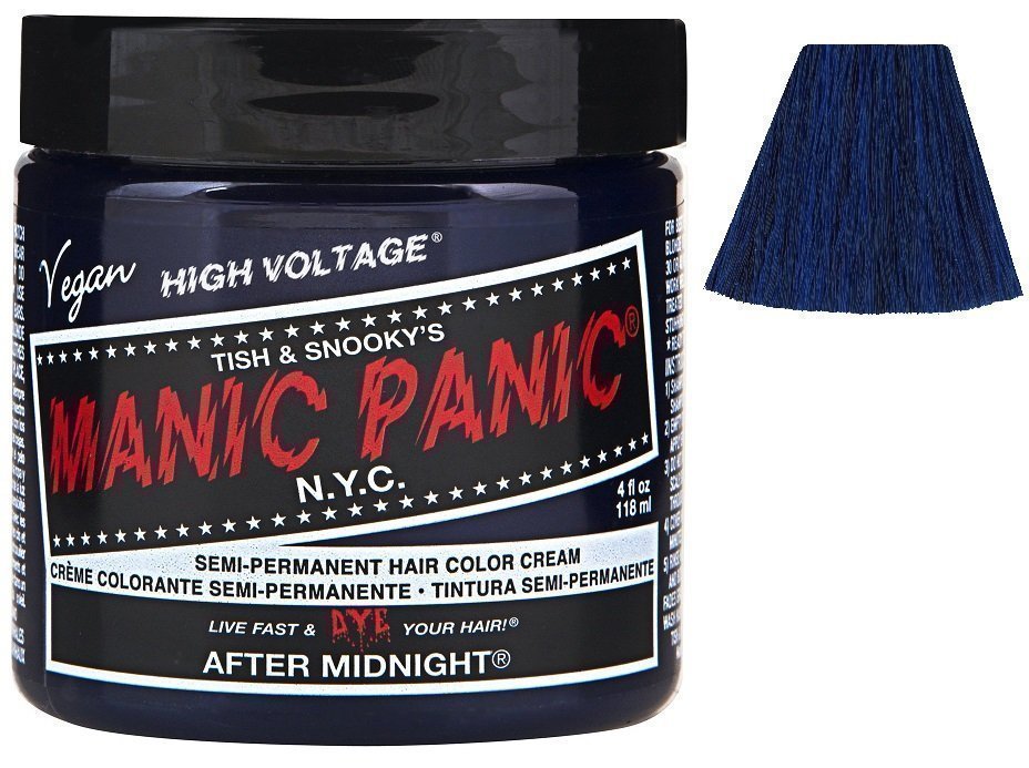 3. Manic Panic High Voltage Classic Cream Formula Midnight Blue Hair Dye - wide 4