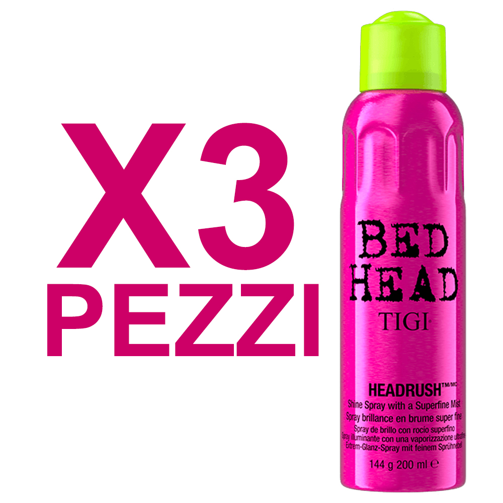 Tigi Kit Bed Head Headrush 200ml 3pz | Spray