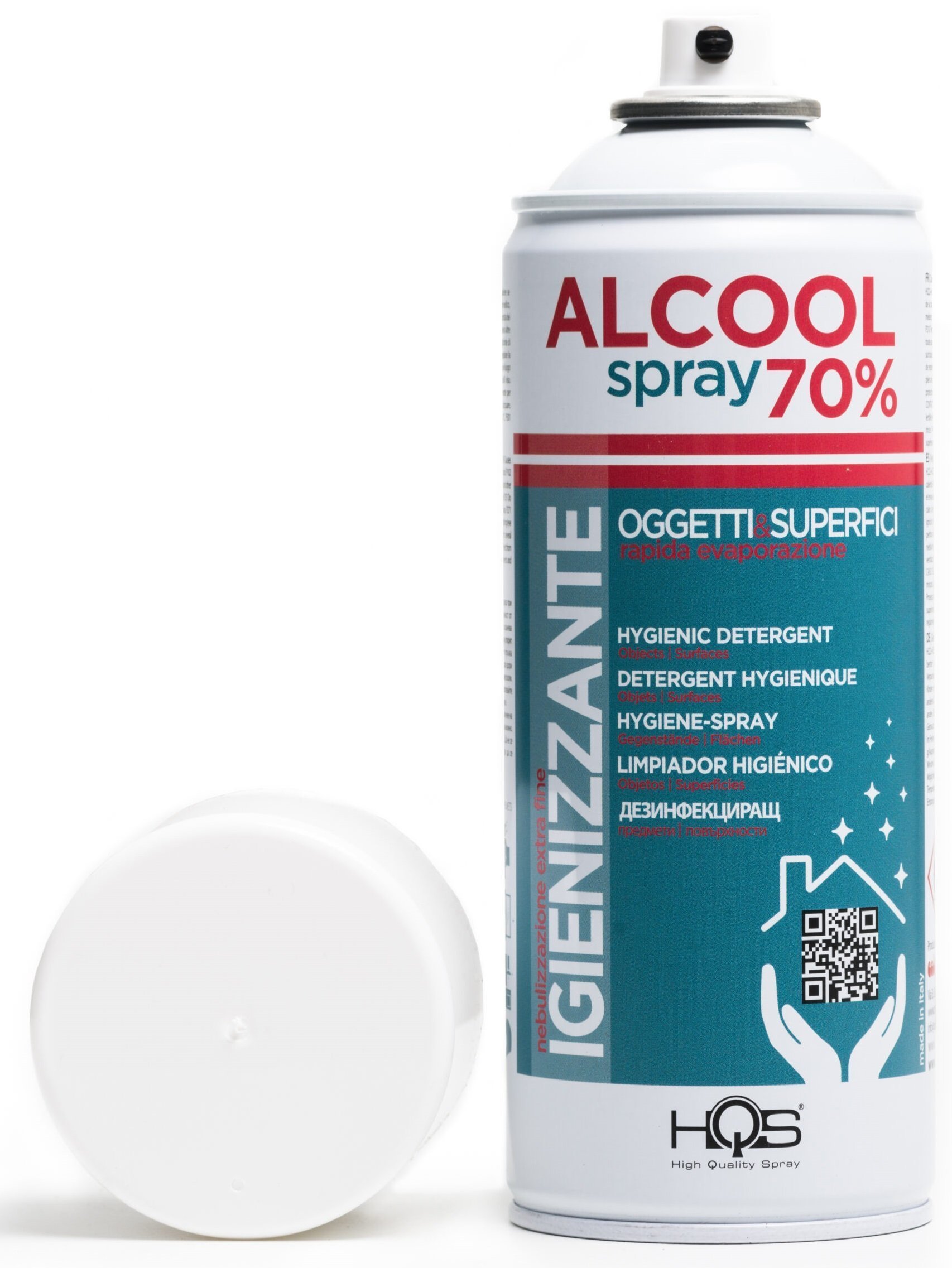 Colorpack HQS Alcool Spray 70% Igienizzante Oggetti e Superfici 400ml