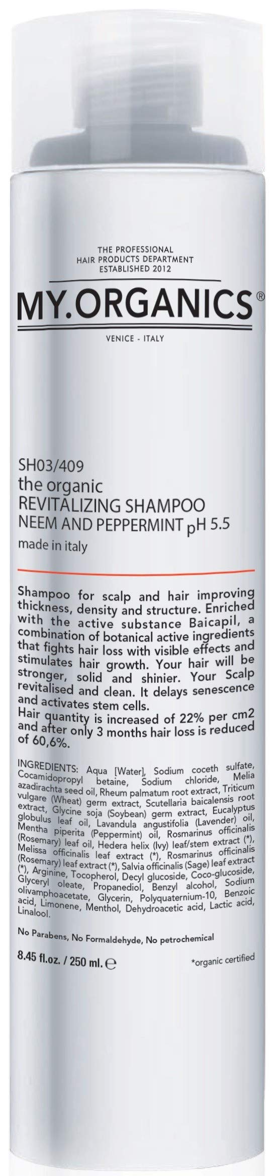The Organic Revitalizing Shampoo 250ml Shampoo Anticaduta