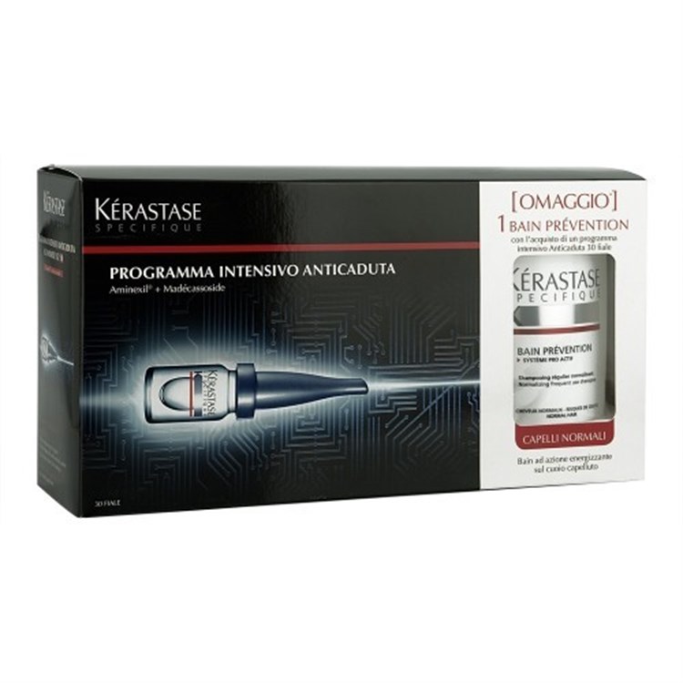 Kerastase Kerastase Programma Intensivo Anticaduta Kerastase 30 Fiale Capelli Normali+ 1 Bain Prevention 250ml