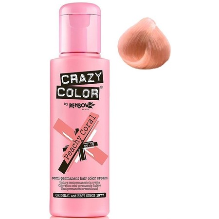 crazy color peachy coral