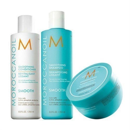 moroccanoil kit smooth shampoo 250 conditioner 250 maschera 250