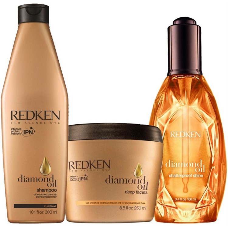 Redken Redken Kit Diamond Oil Shampoo + Maschera + Olio