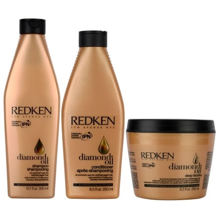 Redken Redken Kit Diamond Oil Shampoo + Conditioner + Maschera