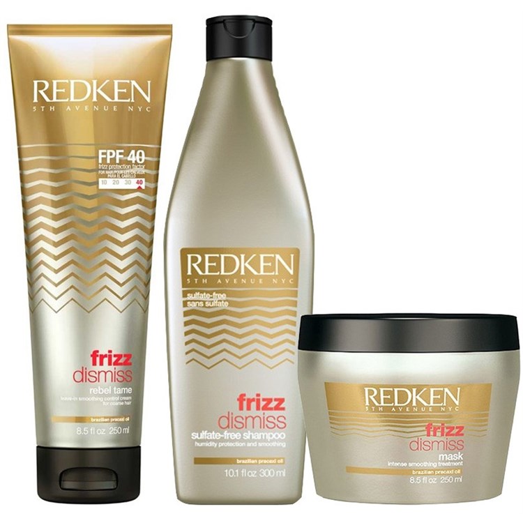 Redken Redken Kit Frizz Dismiss Shampoo + Maschera + Rebel Tame