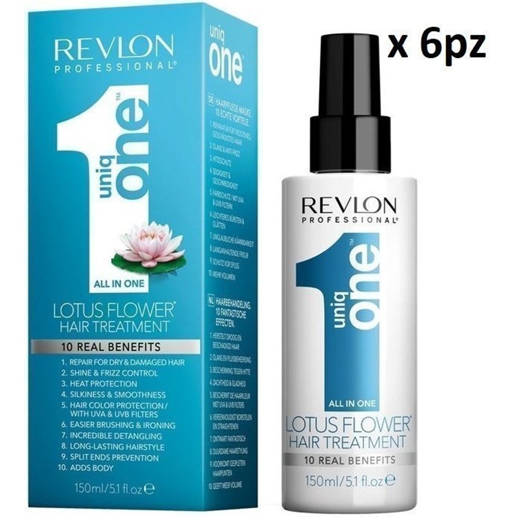 Revlon Revlon Uniq One 10 in 1 Lotus Flower 150ml Multipack 6pz