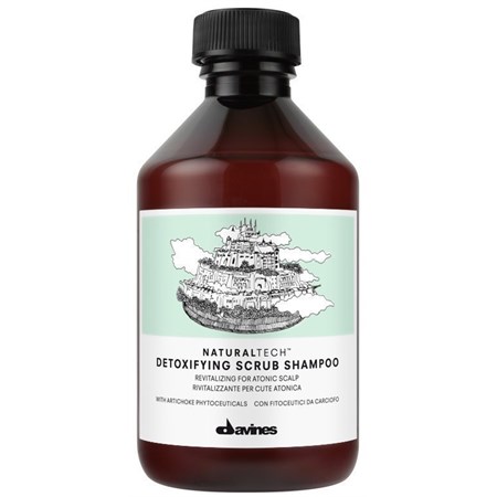 davines naturaltech detoxifyng scrub shampoo 250ml