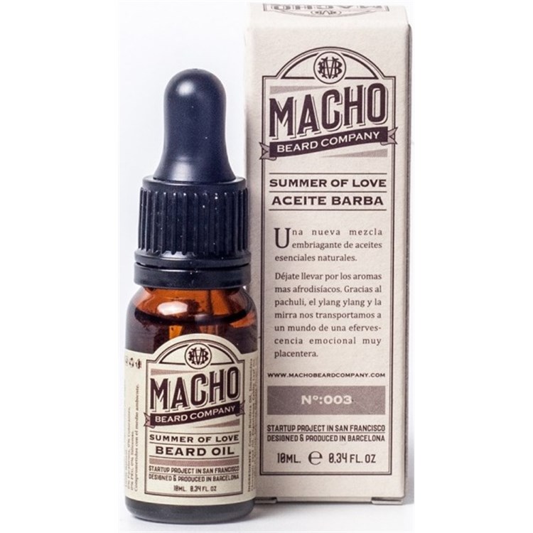 Macho Beard Company Macho Beard Company Beard Oil Summer Of Love 10ml