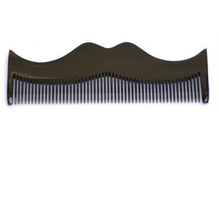 Pettine Baffi Mustache Grey Tascabile
