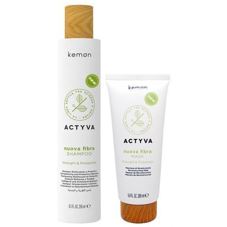 Kit Nuova Fibra Shampoo 250ml + Mask 200ml