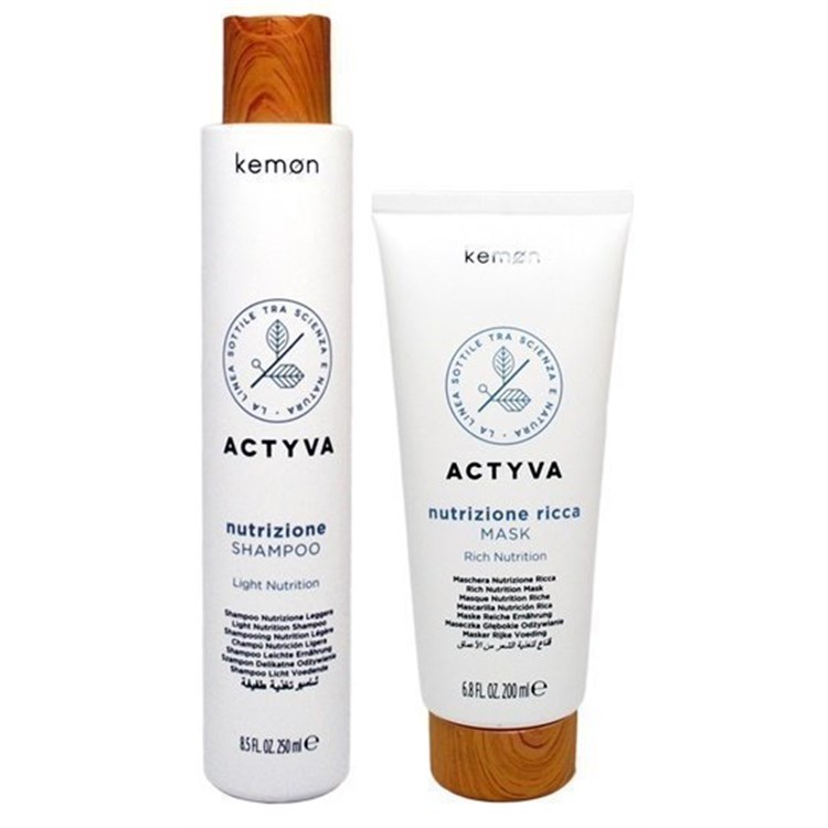 Kemon Actyva Kemon Actyva Kit Nutrizione Ricca Shampoo 250ml + Mask 200ml
