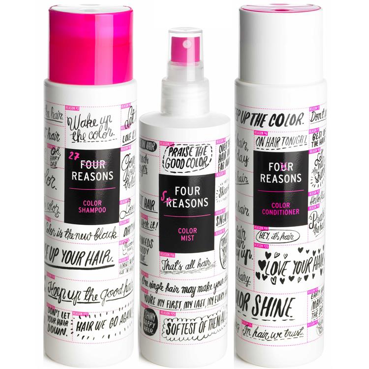Four Reasons Four Reasons Kit Four Reasons Color Shampoo 300ml + Conditioner 300ml + Spray 250ml