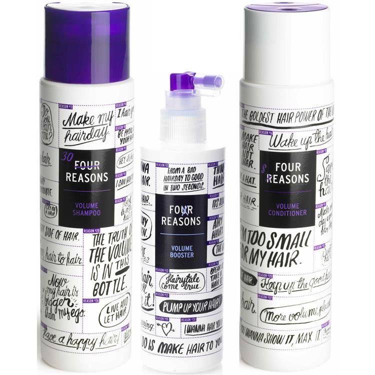 Four Reasons Four Reasons Kit Four Reasons Volume Shampoo 300ml + Conditioner 300ml + Booster 250ml