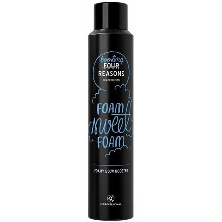 kc professional four reasons black edition foamy blow booster 200ml