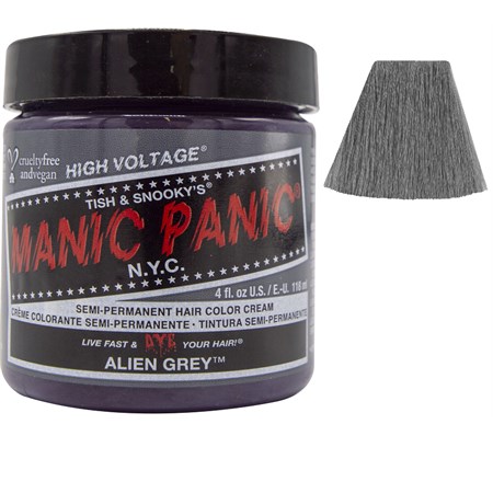 manic panic high voltage classic formula alien gray 118ml