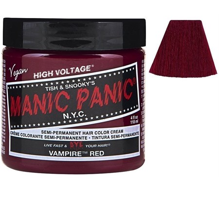 manic panic high voltage classic formula vampire red 118ml