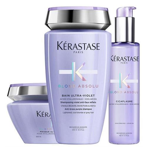 Kerastase Kit Blond Absolu Bain UltraViolet + Masque + Trattamento