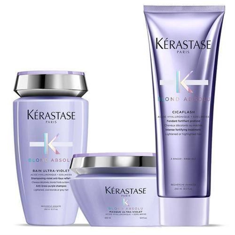 Kerastase Kerastase Kit Blond Absolu Bain Ultra Violet + Fondant + Masque