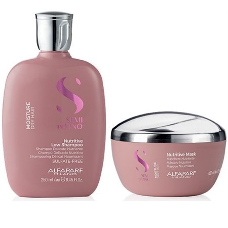 Kit Semi Di Lino Moisture Shampoo + Maschera