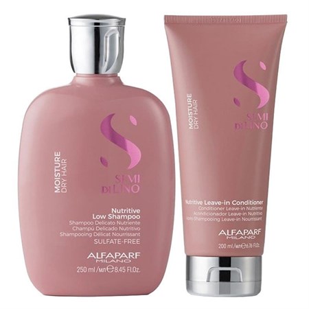 Kit Semi Di Lino Moisture Shampoo + Leave-In Conditioner