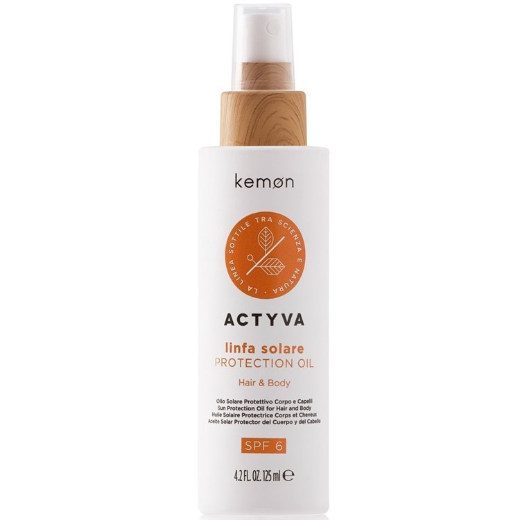 Kemon Actyva Kemon Actyva Linfa Solare Protection Oil Hair e Body SPF 6 125ml