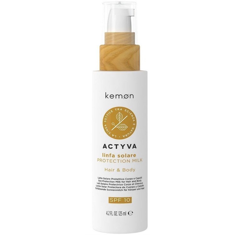 Kemon Actyva Kemon Actyva Linfa Solare Protection Milk Hair e Body SPF 10 125ml