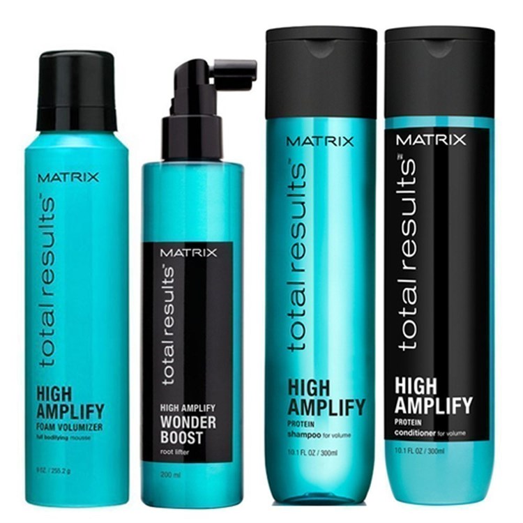 MATRIX MATRIX Kit Total Results High Amplify Shampoo 300ml + Conditioner 300ml + Wonder Boost 250ml + Foam Volumizer 266ml