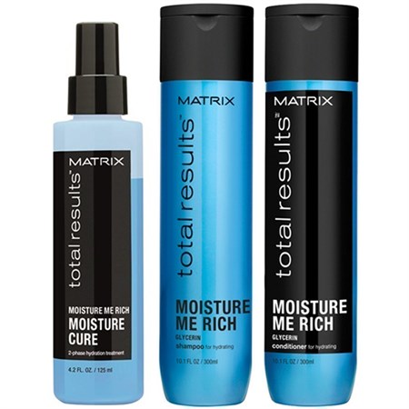 Kit Total Results Moisture Me Rich Shampoo 300ml + Conditioner 300ml + Cure 150ml