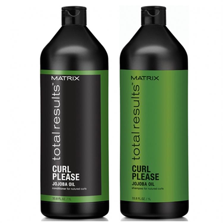 MATRIX MATRIX Kit Total Results Curl Please Shampoo 1000ml + Conditioner 1000ml