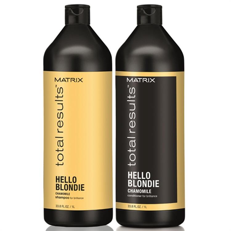 MATRIX MATRIX Kit Total Results Hello Blondie Shampoo 1000ml + Conditioner 1000ml