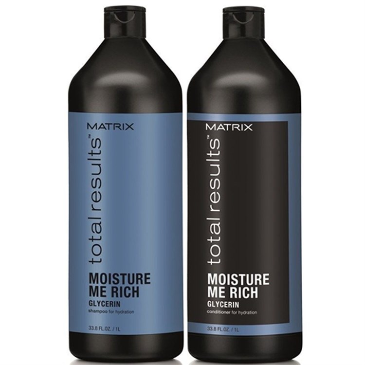 MATRIX MATRIX Kit Total Results Moisture Me Rich Shampoo 1000ml + Conditioner 1000ml