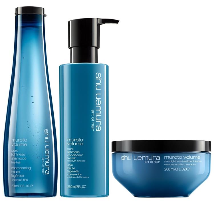 SHU UEMURA SHU UEMURA Kit Muroto Volume Shampoo 300ml + Conditioner 250ml + Treatment 200ml