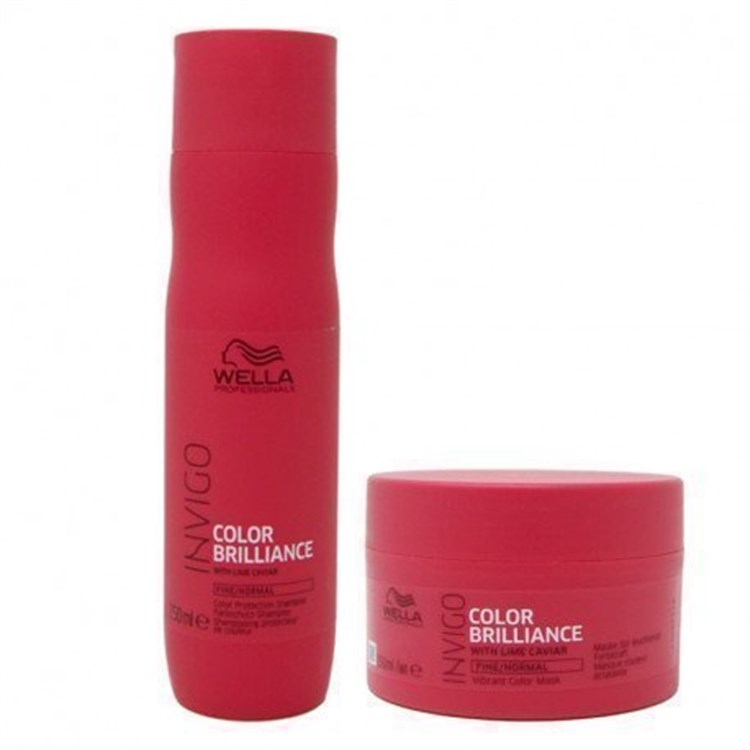 Wella Wella Kit Invigo Color Brilliance Capelli Sottili/Normali Shampoo 250ml + Maschera 150ml