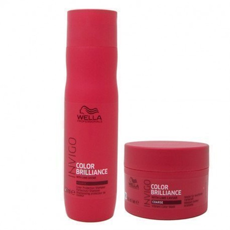 Wella Wella Kit Invigo Color Brilliance Capelli Spessi Shampoo 250ml + Maschera 150ml