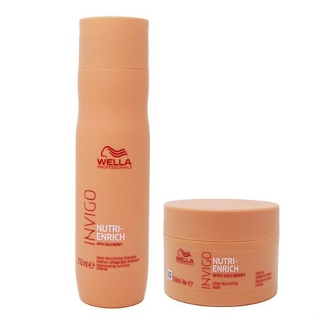 Kit Invigo Nutri-Enrich Deep Nourishing Shampoo 250ml + Maschera 150ml