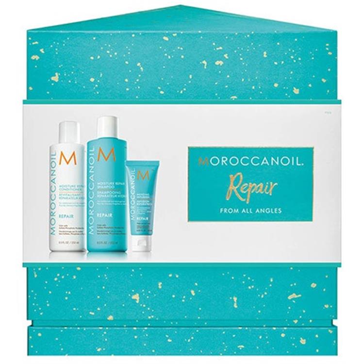 Moroccanoil Moroccanoil Repair From All Angels Shampoo 250ml + Conditioner 250ml + Elisir 20ml