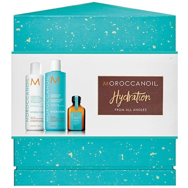 Moroccanoil Moroccanoil Hydration For All Angels Shampoo 250ml + Conditioner 250ml + Treatment 25ml