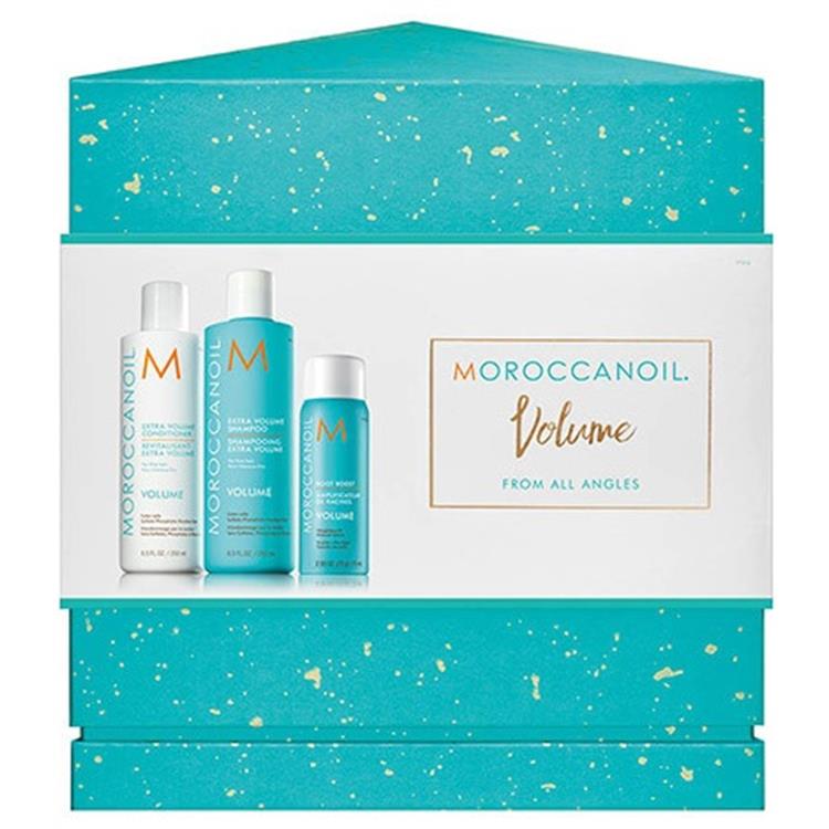 Moroccanoil Moroccanoil Volume For All Angels Shampoo 250ml + Conditioner 250ml + Spray 75ml