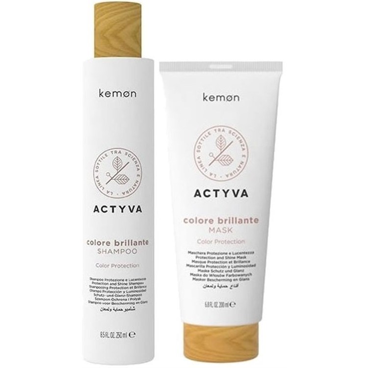 Kemon Actyva Kemon Actyva Kit Colore Brillante Shampoo 250ml + Mask 200ml