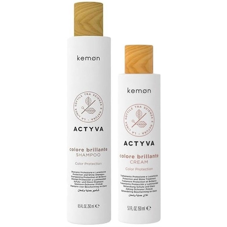 Kemon Actyva Kemon Actyva Kit Colore Brillante Shampoo 250ml + Cream 150ml
