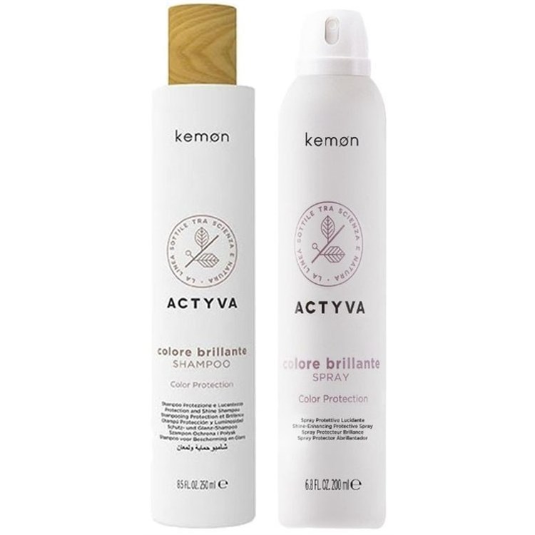 Kemon Actyva Kemon Actyva Kit Colore Brillante Shampoo 250ml + Spray 200ml