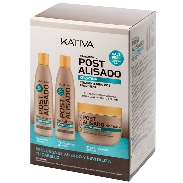 Kativa Kativa Kit Mantenimento Stiratura Brasiliana Con Maschera