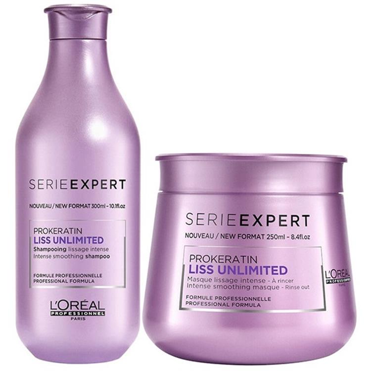 L'Oreal L'Oreal Kit Serie Expert Liss Unlimited Prokeratin Shampoo 300ml + Masque 250ml