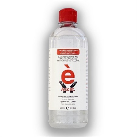 ascet gel mani igienizzante disinfettante protezione batteri azione rapida 500ml