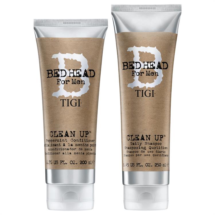 Tigi Tigi Kit Bed Head b For Men Clean Up Shampoo 250ml + Balsamo 200ml