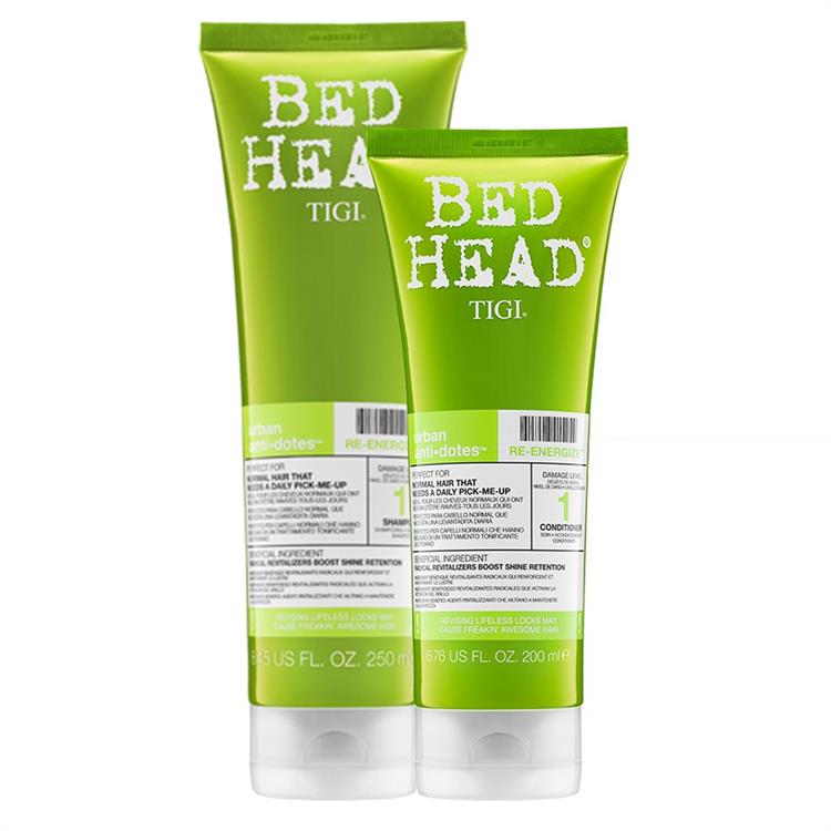 Tigi Tigi Kit Bed Head Re-Energize Shampoo 250ml + Conditioner 200ml