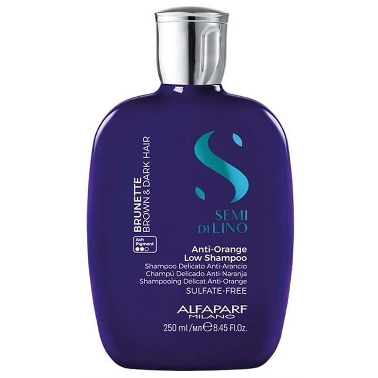 Alfaparf Alfaparf Semi Di Lino Brunette Anti-Orange Low Shampoo 250ml Shampoo Anti Arancio