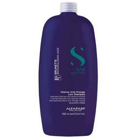 Semi Di Lino Brunette Intense Anti-Orange Low Shampoo 1000ml Shampoo Anti-Orange